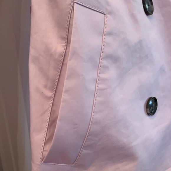 Banana Republic Blush Double-Breasted Trench Coat - Picture 6 of 11